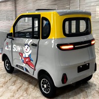 Nouveau véhicule électrique compact à quatre roues entièrement fermé pour usage domestique, véhicule de mobilité pour adultes, double carburant (essence-électrique), voiture électrique