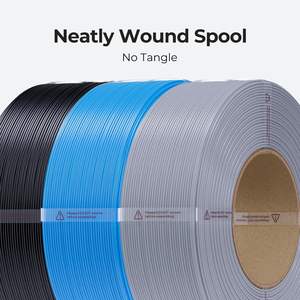 Filamento para Impresora 3D Creality PETG, 1.75mm, 2Kg, Negro, Bobina Gratuita para Bambu Lab, Bobinas Reutilizables, Alta Precisión - Product Image 4