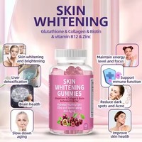 Gummies éclaircissantes pour la peau, produits de beauté double action, éclat et luminosité, supplément de collagène 500mg avec vitamine C et L-Glutathion