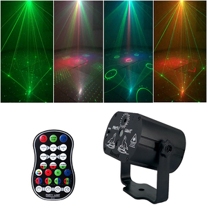 Mini iluminación de escenario láser LED con control remoto, luces de discoteca láser a la venta, <span class=keywords><strong>proyecto</strong></span> de luz láser de Navidad - Product Image 1