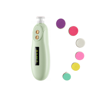 ערכת מניקור ניידת נטענת USB עם 3 מהירויות, נגד התזות, לילדים, מבוגרים וקשישים עם תאורת לד - Product Image 3