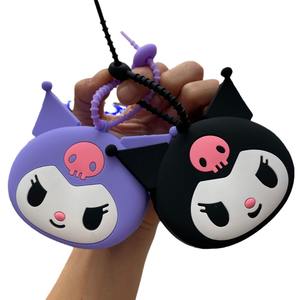 Monedero <span class=keywords><strong>de</strong></span> Silicona con Diseño <span class=keywords><strong>de</strong></span> Kuromi, Cartera Pequeña con Llavero, Colgante para Bolsa con Diseño <span class=keywords><strong>de</strong></span> Cinnamoroll, Pequeño Regalo - Product Image 5