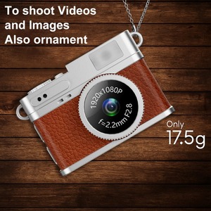 S150 kamera Mini Retro gantungan kunci kamera 1080P HD, rekaman Video portabel tahan air baju tidur 21x-40x Zoom optik berbentuk anak-anak - Product Image 3