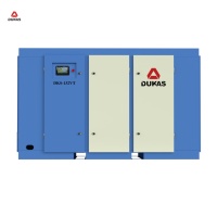 Compresseur à fréquence variable à aimant permanent à deux étages 132kw, double la puissance et plus efficace