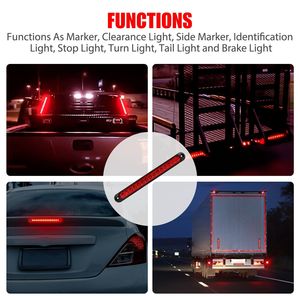 Feu Stop Arrière Surélevé 15 LED Rouge 12V 24V pour Voiture Camion Remorque – Amélioration et Rénovation - Product Image 5
