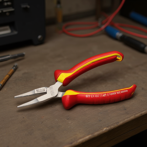077 คีมปากแหลม 160 มม. ฉนวนกันไฟฟ้า VDE สำหรับงานไฟฟ้า - Product Image 3