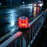 Balise d'avertissement solaire à LED avec base magnétique, lumière stroboscopique clignotante pour la sécurité