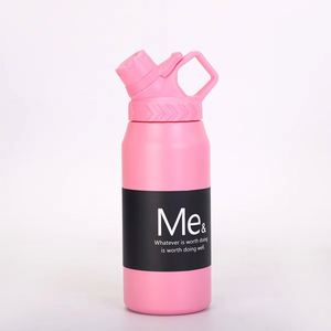 Termo Deportivo Portátil de 750ml/950ml, Botella de Agua Aislada de Acero Inoxidable 304 con Asa y Tapa, Resistente - Product Image 5