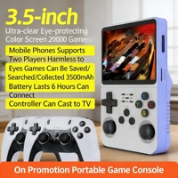Console de jeu en gros 10000 jeux Console de jeu PS2 pour enfants Cadeau - 128G HD Rétro Classique Design portable