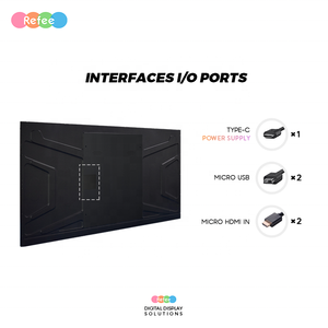 Écran d'affichage publicitaire intérieur avec cadre étroit, <span class=keywords><strong>design</strong></span> ultra fin, 32 pouces, 43 pouces, 55 pouces, QLED 4K, garantie 1 an, Wi-Fi intégré - Product Image 3