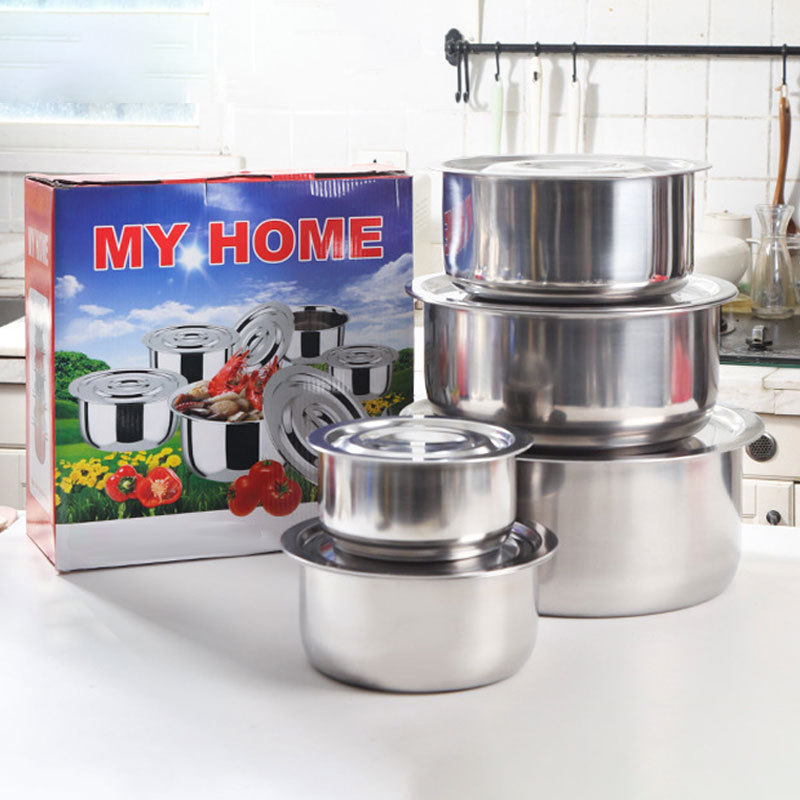 12pcs Stainless Steel Non Stick Cookware