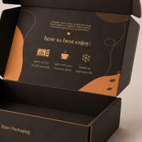Boîte cadeau personnalisée pour pâtisserie, biscuits, brownies, desserts, emballage alimentaire, boîte d'expédition en carton ondulé