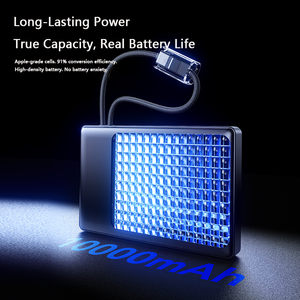 Mini 10000mAh Power Bank 22.5W Super Fast Charging Built-in Dual <b>Cable</b> PD 20W Portable <b>Charger</b> - Product Image 6