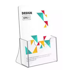 Présentoir à vêtements en acrylique moderne <span class=keywords><strong>de</strong></span> luxe 8,5 x 11 pouces, lot <span class=keywords><strong>de</strong></span> 2, organisateur <span class=keywords><strong>de</strong></span> comptoir en plastique transparent - Product Image 4