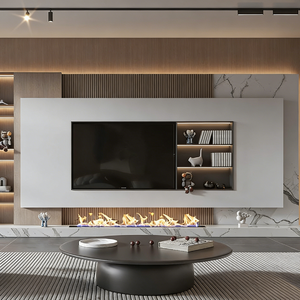 Mueble de TV Flotante de Lujo, Diseño Moderno de Pared, Mueble de Sala Personalizado para un Estilo Elegante en Toda la Casa - Product Image 2