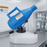 Pulvérisateur électrique portable ULV de qualité supérieure de 4,5 L, nébuliseur à très faible volume pour la désinfection, la lutte antiparasitaire et la prévention des épidémies