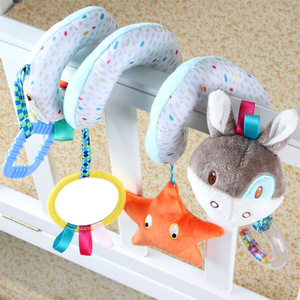 Usine 0-1 an infantile animal <span class=keywords><strong>lit</strong></span> wrap avec cloche miroir <span class=keywords><strong>voiture</strong></span> wrap jouet éléphant <span class=keywords><strong>lit</strong></span> wrap pendentif en gros - Product Image 2