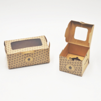 Emballages cadeaux pour pâtisserie en matériaux recyclés avec logo personnalisé, tiroir coulissant, emballage en papier kraft pour pâtisserie, beignets, desserts avec séparateur