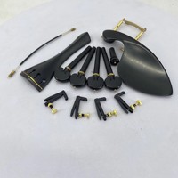 High-end Viola Set of Accessories - a Complete Set of Violin Strings Made of Ebony Jujube Wood or Rosewood