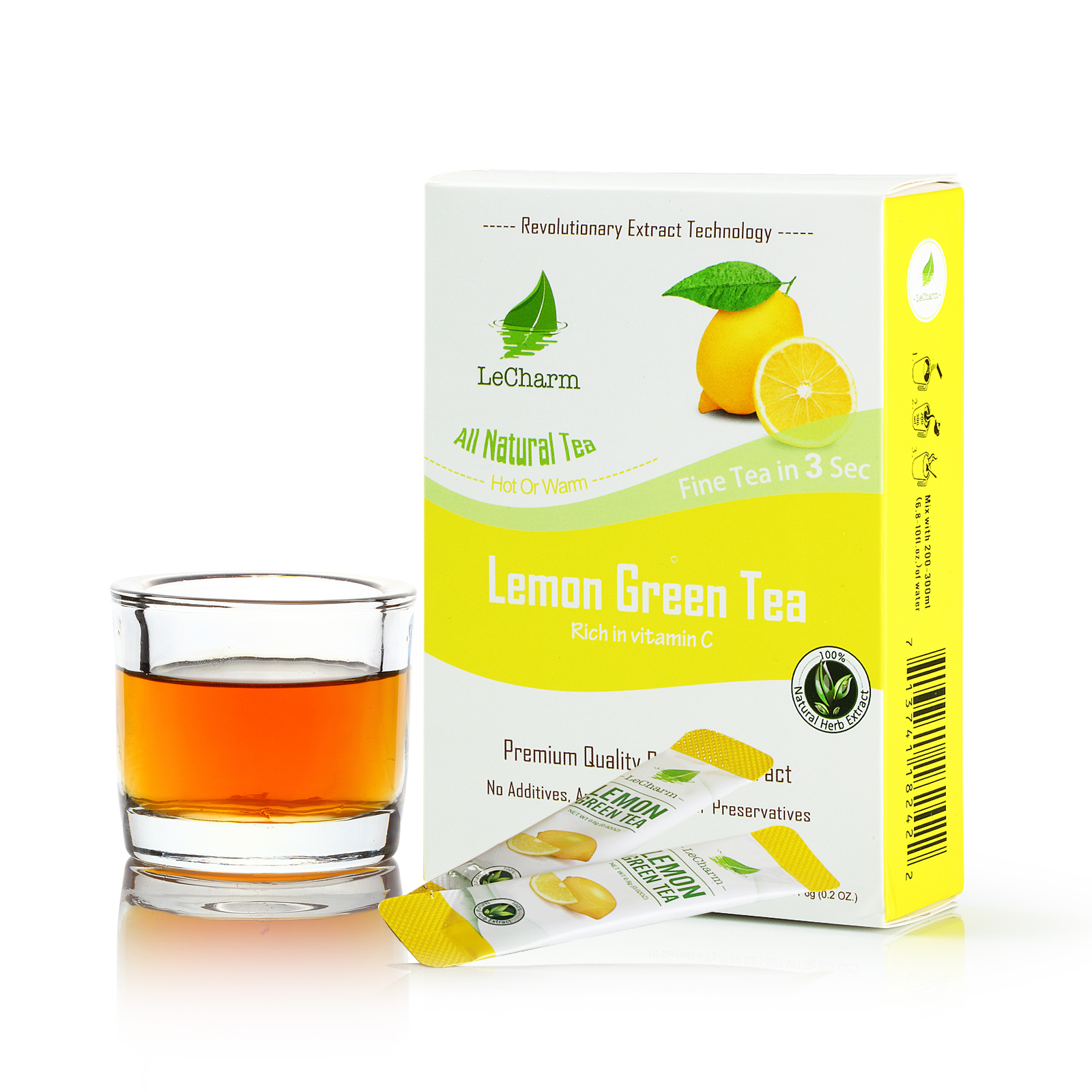 Yüksek kaliteli meyve çayı limon çay sopa limon YEŞİL ÇAY hazır 3 saniye içinde