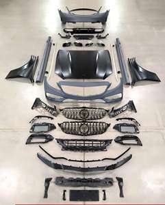 Nouveau <span class=keywords><strong>prix</strong></span> d'usine pour Mercedes Benz classe C W205 Bodykit <span class=keywords><strong>AMG</strong></span> <span class=keywords><strong>C63</strong></span> Widen Fender PP Pare-chocs Grille Capot Boulonné Modification de voiture - Product Image 2