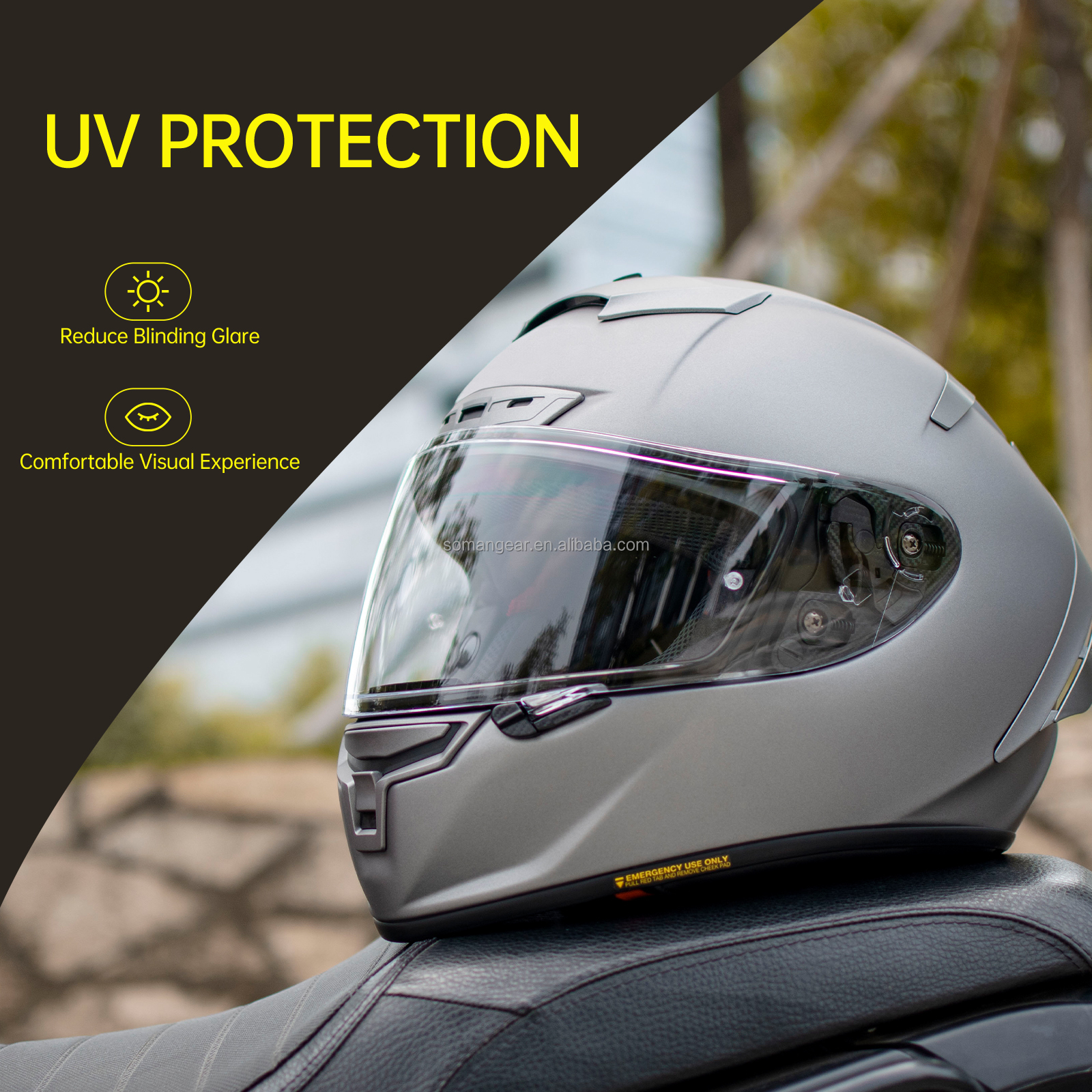 Z-7,X-FOURTEEN用ヘルメットシールド Wayocfei CWR-1 シールド ヘルメット 適合 X-14 X-Fourteen Z7 / Z-7