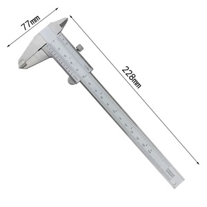 Kaliper <span class=keywords><strong>Vernier</strong></span> Stainless Steel 0-150mm, alat pengukur mikrometer pengukur kaliper logam kunci sendiri - Product Image 3