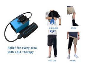 Ideaal Voor Kniepijn En Sportblessures Ijsmachine Voor Na De Operatie Herstel, Verstelbaar Pad Draagbaar Koudetherapiesysteem - Product Image 4