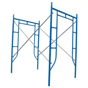 Promenade enduite d'échafaudage de cadre principal de poudre par l'échafaudage de cadre de H pour la construction de bâtiments