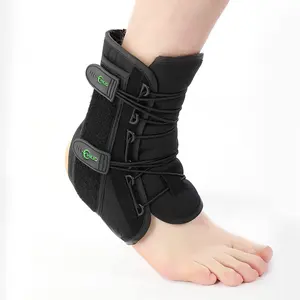 HKJD tornozelo estabilizador envoltório guarda proteção ortopédica tornozelo cinta suporte ajustável lace up tornozelo cinta para entorse