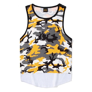 Camiseta sin mangas para hombre de talla grande con logotipo personalizado transpirable de secado rápido ecológico Spandex/poliéster ropa deportiva para gimnasio al por mayor Fitness - Product Image 1
