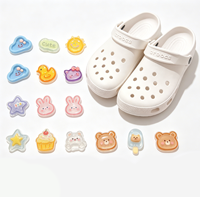 Breloques de chaussures en métal personnalisables Ours Arc-en-ciel, accessoires décoratifs pour enfants avec impression UV, écologiques