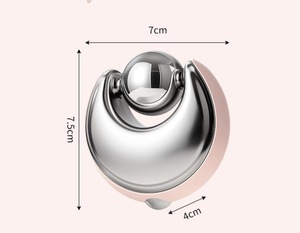 Logo Personalizzato 360 °   Rullo Freddo Rotante per Lifting Facciale, Massaggiatore Manuale con Mini Globi di Ghiaccio in Metallo, Strumenti per la Cura della Pelle a Casa - Product Image 4