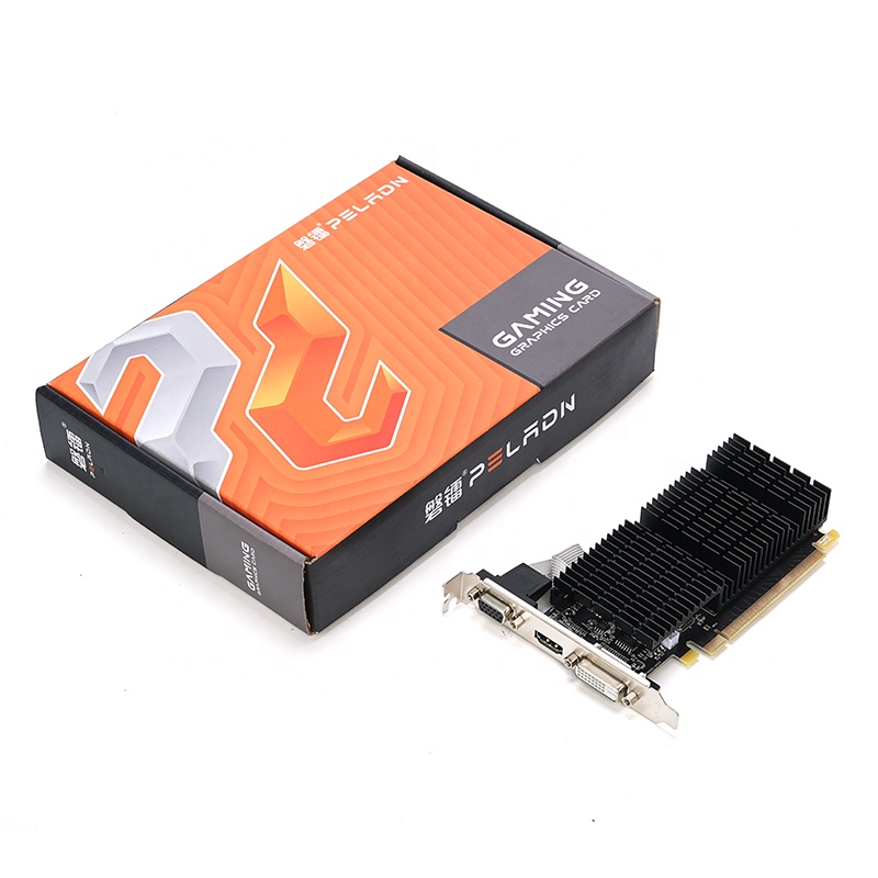R5 230 Grafische Kaart, 2 GB 64 Bit GDDR3 Grafische Videokaart, Low-profile Videokaart met VGA DVI HDMI, PCI Express 1.1 X 16 Computer GPU Grafische Kaart