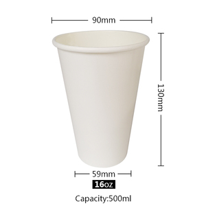 Chine En Gros personnalisé imprimé logo Biodégradable <span class=keywords><strong>Jetable</strong></span> tasse de papier écologique avec couvercle - Product Image 5