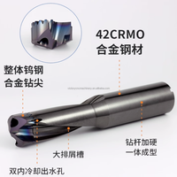 Perceuses à pointes remplaçables GHZG01-10.0-10.5-1.5D-S2 Usinage de trous violents Perceuse à dents de sabre à refroidissement interne indexable pour CNC