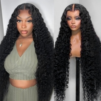 Extensions de cheveux vierges européens Kinky Body Curl, pointe en V, cuticules intactes, à clipser, trame simple, extrémités blanches, sans traitement chimique, 50g