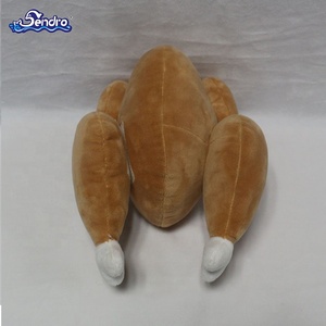 Produttori all'ingrosso Pet Squeaker giocattolo di pollo coscia di tacchino <span class=keywords><strong>peluche</strong></span> giocattolo per la masticazione - Product Image 2