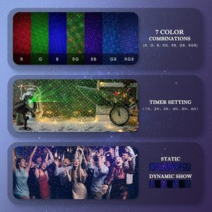 ไฟเลเซอร์สวนหิ่งห้อยสำหรับปาร์ตี้หิมะคริสต์มาสไฟ LED สำหรับกลางแจ้ง - Product Image 3