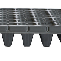 Plateau de germination de semences à 105 cellules en plastique PET/PS pour serres agricoles, épaisseur 0,4 mm - 1,5 mm