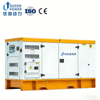 Alternateur électrique DC à refroidissement par eau 500 kVA à faible consommation de carburant, personnalisable, OEM, générateur diesel silencieux triphasé ATS