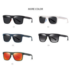 Diseñador <span class=keywords><strong>de</strong></span> la <span class=keywords><strong>marca</strong></span> top <span class=keywords><strong>plano</strong></span> TR90 marco mate almohadilla nasal <span class=keywords><strong>de</strong></span> goma Premium moda hombres gafas <span class=keywords><strong>de</strong></span> sol polarizadas logotipo personalizado con cajas - Product Image 2