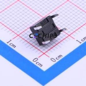 TSA061G50-250 Tactile Switch Through hole-4P,6.1x6.1mm Switch Single Pole Single Throw Round Button 2.5N Through Hole - Product Image 2