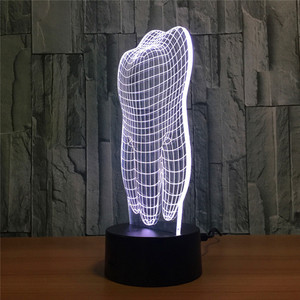 Fantastic Design Tooth 3d Lamp 7 Color Led Night Light <strong>for</strong> Kids Touch Led <strong>Baby</strong> Sleeping <strong>Nightlight</strong> - Product Image 4