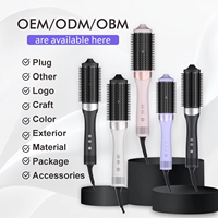 Secador de Pelo Iónico de Alta Velocidad OEM ODM, Cepillo para Peinar Cabello Mojado, Estilizador de Aire Caliente