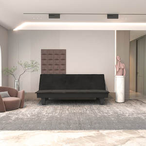 Canapé-lit économique pour salon, design moderne, revêtement en tissu pliable, lit convertible multifonctionnel, <span class=keywords><strong>utilisation</strong></span> facile - Product Image 3