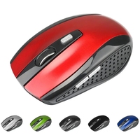 FACTORY USB Wireless Mouse 2.4Ghz Gamer Mouse 3-Gear 6 Keys Mute for PC Laptop Office Adjustable Gaming Mice Battery Mouse
