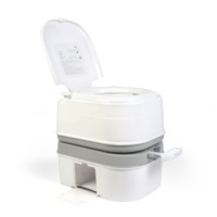 WC portable grande capacité, design européen, cuvette de bidet blanche, toilettes autoportantes, articles sanitaires pour la maison et le camping