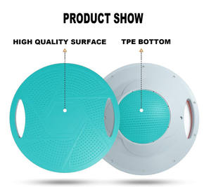 Tavola di equilibrio oscillante portatile con manico in superficie antiscivolo per allenamento Core Trainer fisioterapia Home Gym Stability Board - Product Image 3