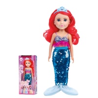 Poupée américaine africaine de 12 pouces avec robe, petite poupée en silicone, cheveux bouclés, jouet éducatif, dessin animé, cadeau d'anniversaire